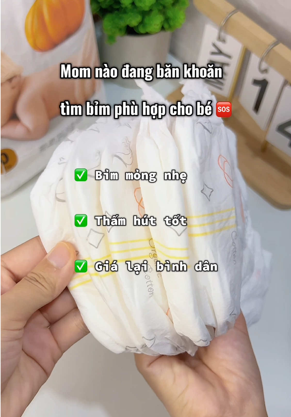 Bỉm mỏng nhẹ, thấm hút tốt …giá 🌰✅#xuhuong #bimquanchobe #hanakids #mevabe #fyd @Bingoshophh 