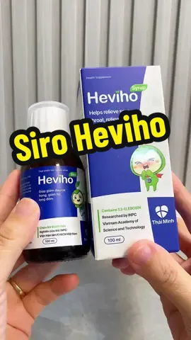 Siro Heviho hỗ trợ giúp giảm đau rát họng, giảm ho, long đờm nhờ chứa S3-ELEBOSIN được chiết xuất từ Sâm đại hành #sambasimbashop #siroho #heviho #siroheviho 