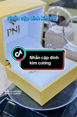 Cặp xinh💎 #PnjCoopCaiLay #kimcuong #xuhuong #nhancap#