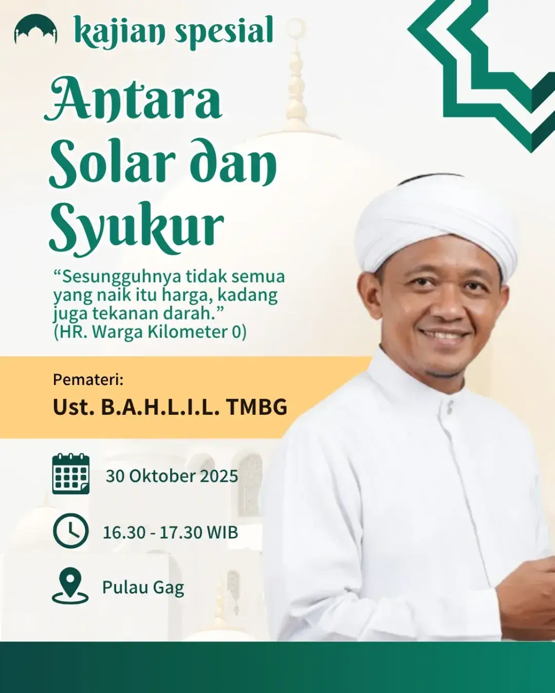 #bahlillahadalia #pengajianumum 