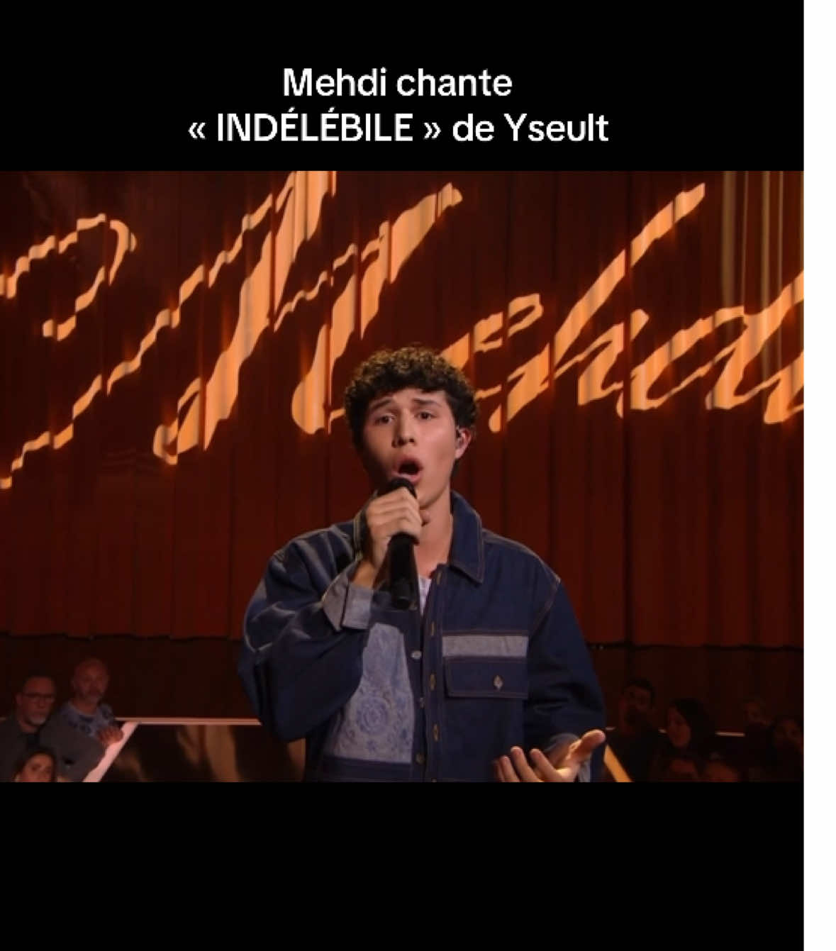 Mehdi sur INDÉLÉBILE de Yseult pour sa nomination #fyp #staracademy #mehdi #yseult #pourtoi 