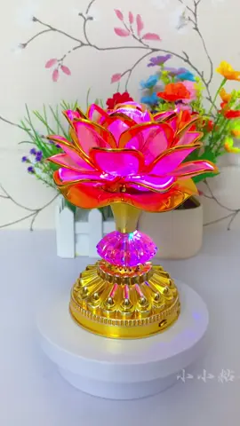 @Tiệm Tạp Hoá Giá Sỉ Đèn thờ hoa sen có nhạc tự động đổi màu 