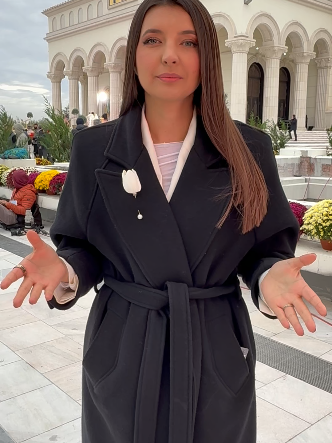 Atmosfera din prima parte a zilei la Catedrala Națională, prin ochii colegei Mădălina Iacob.  #observator #a1 #antena1 #fyp #catedralanationala #inaugurare #patriarh