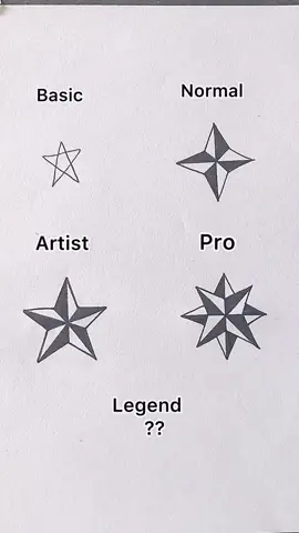 Star ⭐️ drawing  wait for legend ✨ #easyart #drawing #fyp #viral #tiktok #howtodraw #star #drawingtutorial #foryoupage❤️❤️ 