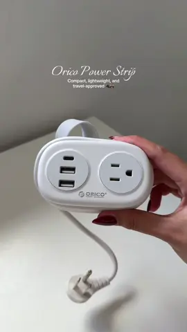 your new travel friendly power strip extension cord🔌 #powerstrip #oricopowerstrip #extensioncord #travelpowerstrip  #extensionwire 