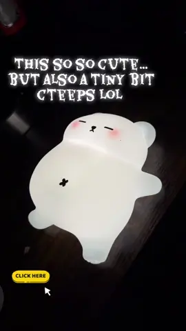 Gotta admit it’s a little creepy but soothing at the same time it would make a cute white elephant gift? #funny #nightlight #cute #fyp 