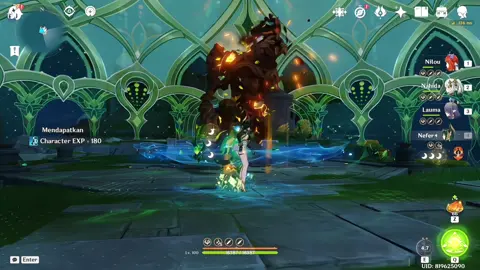 Why my nefer can’t reach 100k😭 #GenshinImpact #nefer #hoyocreators 