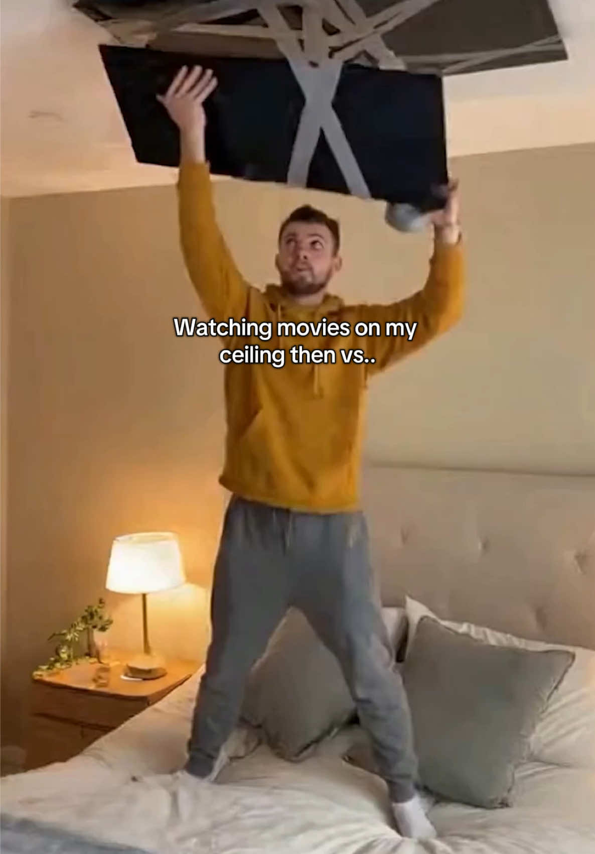 So happy i got this Mini Projector to watch all my favourite tv shows and movies 🎥 🍿🥰 #trending #movienight #movienight #projector 