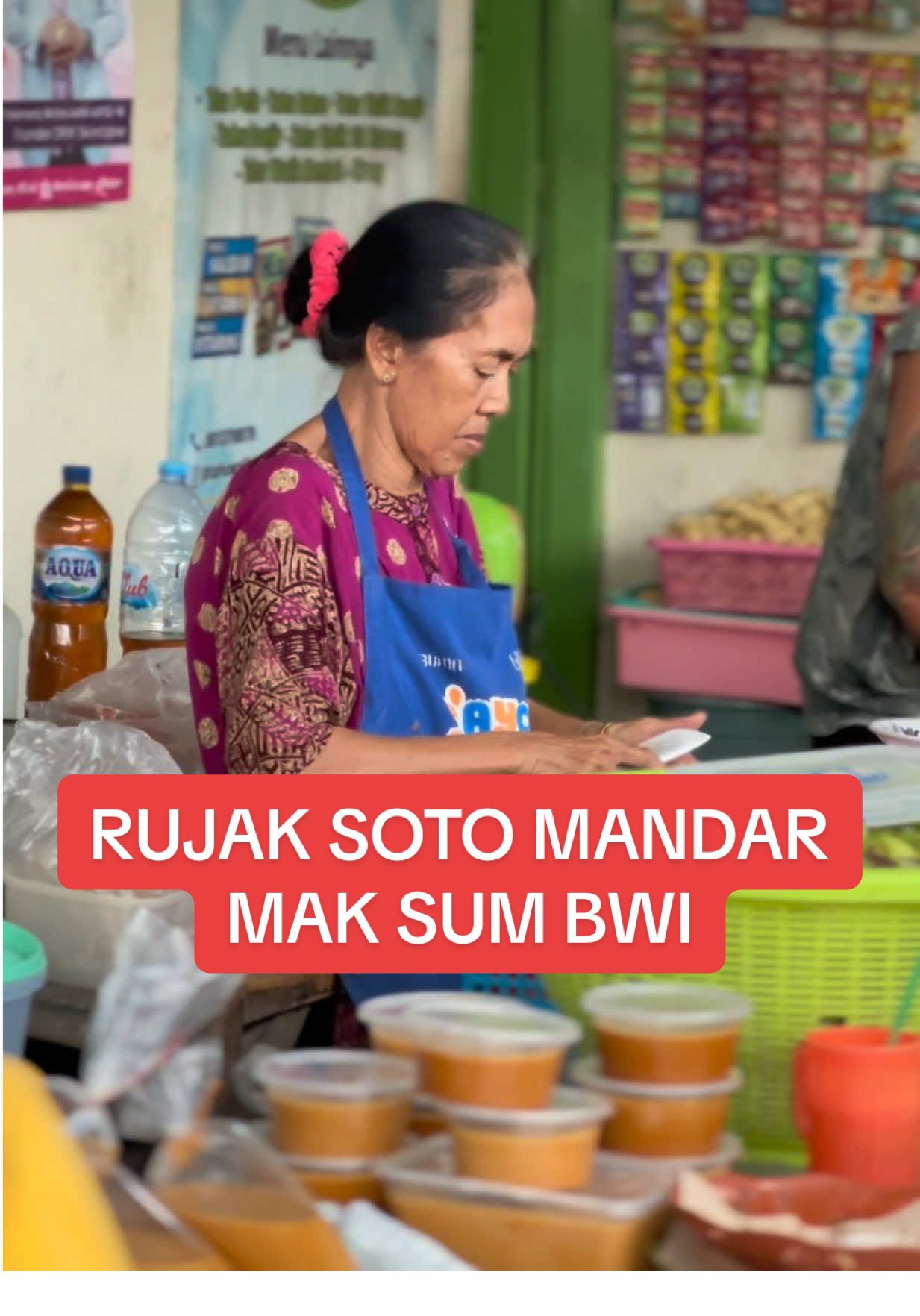 RUJAK SOTO TAHU WALIK MANDAR ini tempat jajan andalan orang pesisir banyuwangi ❤️❤️❤️