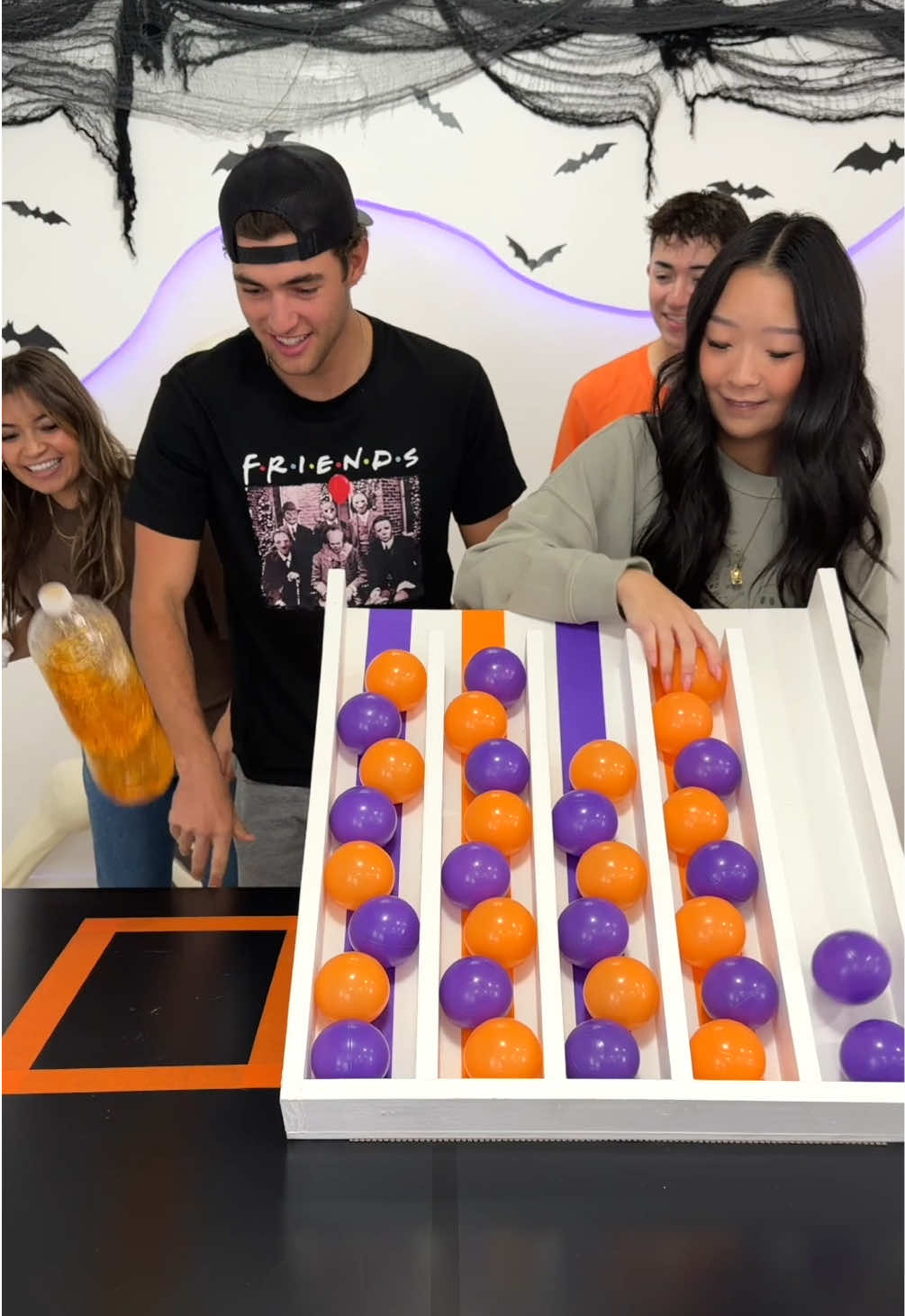 First to sort the board wins! 🎃 #halloween #game #challenge 