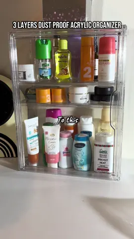 3 layers dust proof acrylic organizer #acrylicorganizer #3layersacrylicorganizer #acrylicstufforganizer #acrylicboxorganizer 