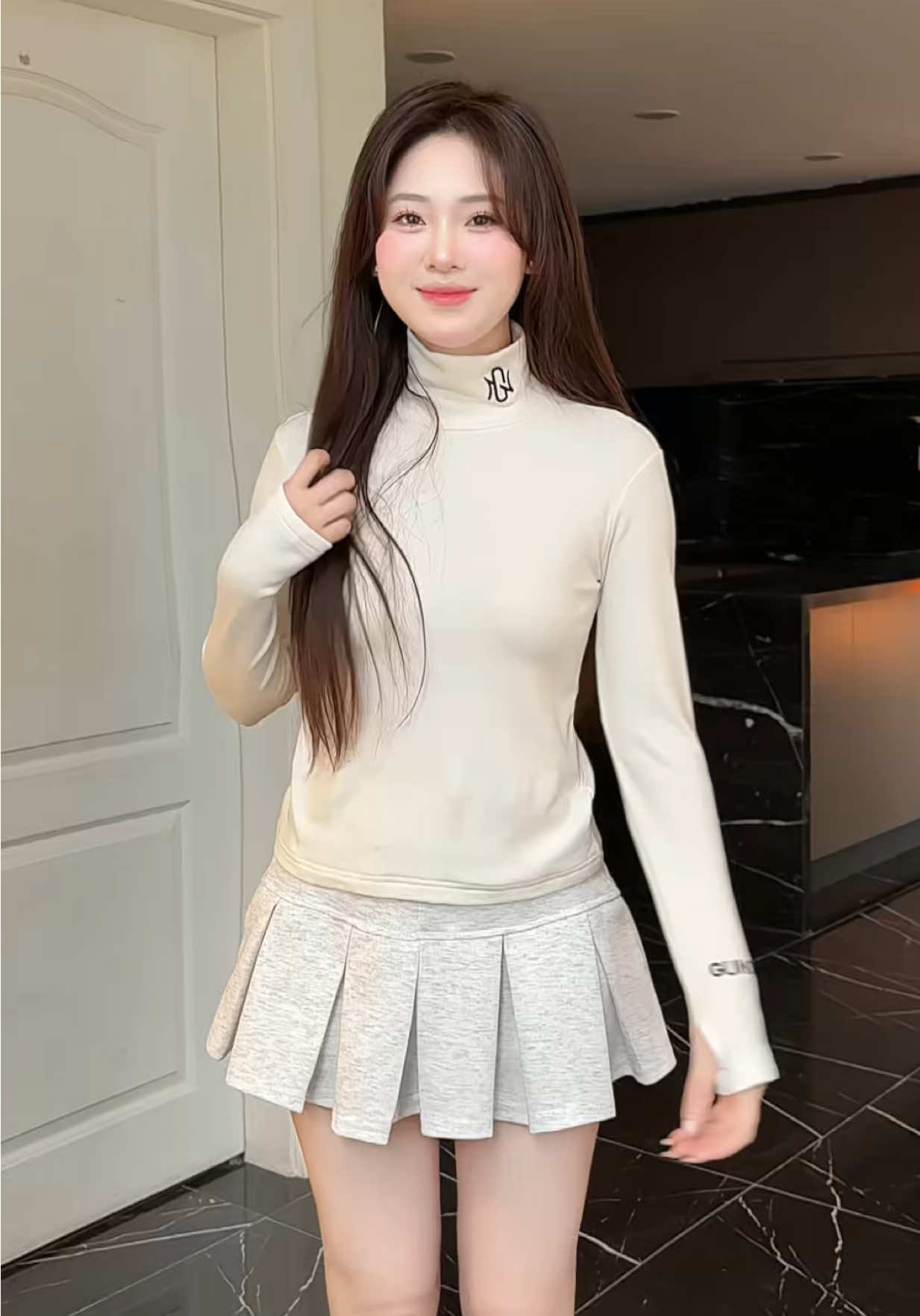 Áo giữ nhiệt tôn dáng giá yêu #guno #thoitrang #changthoitrang #fashion #reviewlamdep 