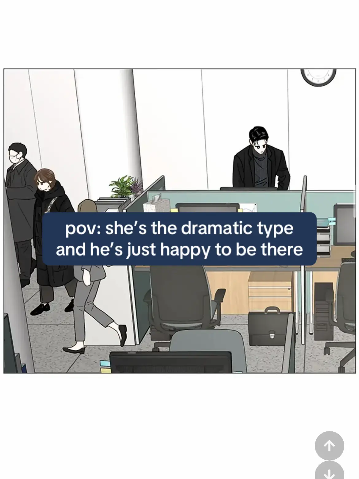 hes so used to her 😭 . #backtowork #내일도출근! #manhwa #manhwareccomendation #fyp 