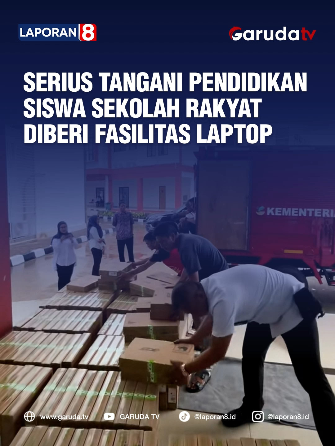 𝐒𝐞𝐫𝐢𝐮𝐬 𝐓𝐚𝐧𝐠𝐚𝐧𝐢 𝐏𝐞𝐧𝐝𝐢𝐝𝐢𝐤𝐚𝐧, 𝐒𝐢𝐬𝐰𝐚 𝐒𝐞𝐤𝐨𝐥𝐚𝐡 𝐑𝐚𝐤𝐲𝐚𝐭 𝐃𝐢𝐛𝐞𝐫𝐢 𝐅𝐚𝐬𝐢𝐥𝐢𝐭𝐚𝐬 𝐋𝐚𝐩𝐭𝐨𝐩 Siswa Sekolah Rakyat Menengah Atas (SRMA) 33 Tangerang Selatan kini menerima satu unit laptop dari Kementerian Sosial. Bantuan ini menjadi langkah nyata dalam meningkatkan kualitas pembelajaran sekaligus memperluas akses pendidikan bagi keluarga kurang mampu. Tak hanya laptop, para siswa yang tinggal di asrama juga mendapat delapan setel seragam, makanan bergizi, layanan kesehatan gratis, serta berbagai fasilitas belajar lainnya. Program Sekolah Rakyat merupakan gagasan Presiden Prabowo untuk memastikan anak-anak dari keluarga miskin tidak mewarisi kemiskinan orang tuanya. Video | Naskah: srma33tangsel (tiktok) | Sephi Editor | Admin: Asas | Filda 🌐 Saksikan Garuda TV di Free to Air atau Streaming melalui: http://garuda.tv | YouTube Garuda TV | Aplikasi Vidio | Wewatch | IndiHome CH111 | Transvision CH824 | FirstMedia CH45 #garudatv #laporan8 #sekolahrakyat #pendidikan #prabowosubianto #kemensos #tangerangselatan