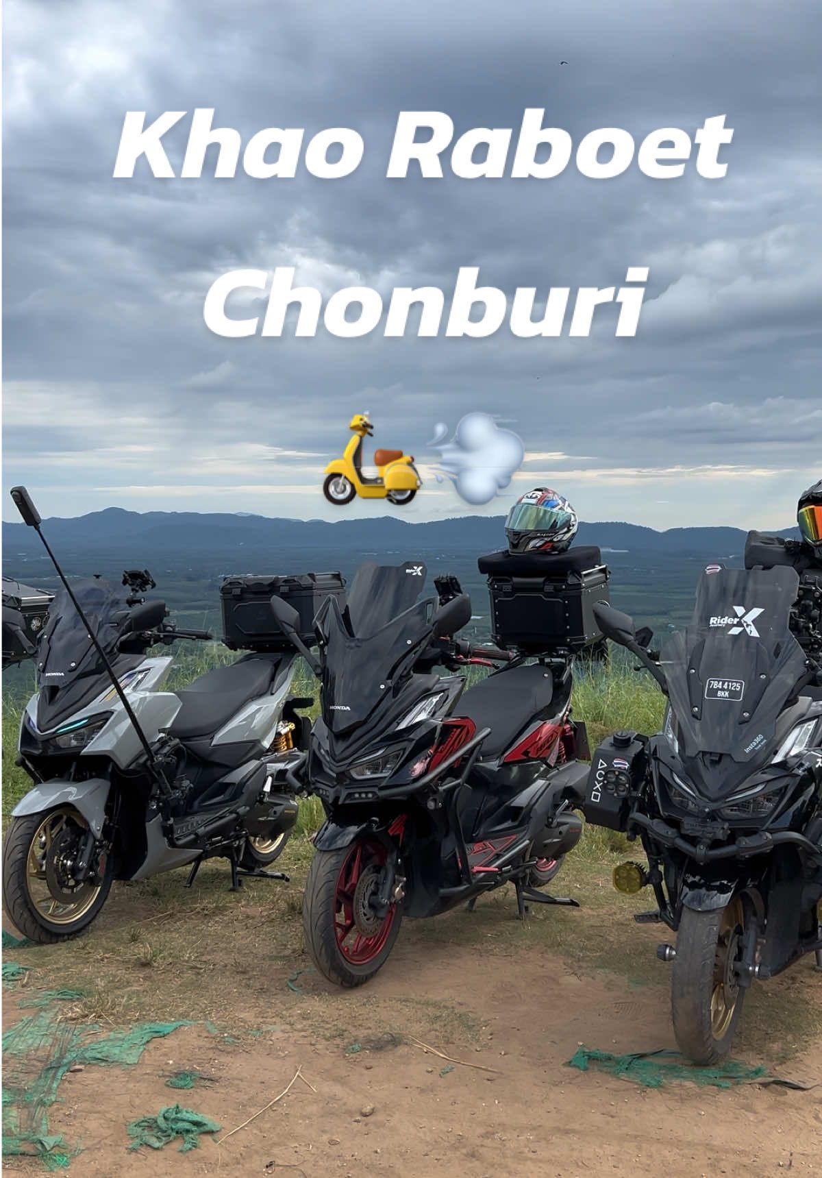 พิชิตเขาระเบิดกันเรียบร้อย ❤️ หมายต่อไปที่ไหนดี 🛵💨#ขี่มอเตอร์ไซค์เที่ยว #ขี่รถเที่ยว #ท่องเที่ยว #เขาระเบิดหนองใหญ่ชลบุรี #ขึ้นเขา 