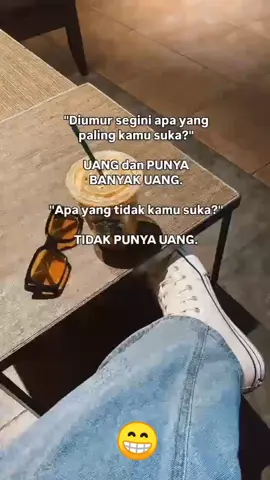 saya mandiri.sy bs cri uang sendiri.tapi sy akan tetap jadi cewek matre  😝🤣