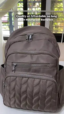 Quality & affordable backpack isa na sa favorite ko na backpack #backpack #backpackforwomen #waterproofbackpack #nylonbag #handbag 