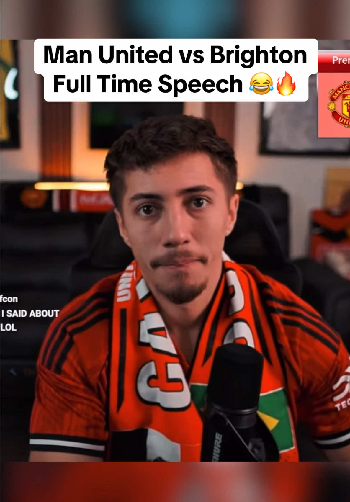 i used to pray for times like this 😭           #manunited #brighton #reaction 