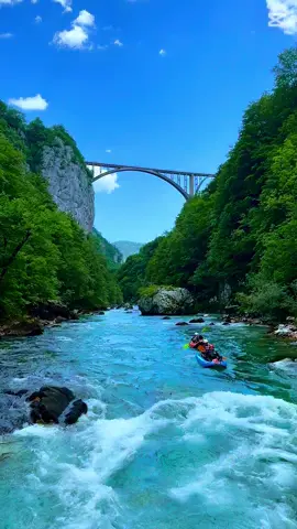 Spremi se za avanturu života! 💥 Kanu ekspedicija kanjonom Tare vodi te od čuvenog mosta na Đurđevića Tari do Brštanovice kroz najdublji kanjon Evrope. 🏞️ Kristalno čista voda, netaknuta priroda i adrenalin koji raste sa svakim zaveslajem! 🚣‍♂️ Rezerviši svoju turu i doživi Taru kao nikad do sada!#raftingtara #avantura #rijekatara #rafting #water 