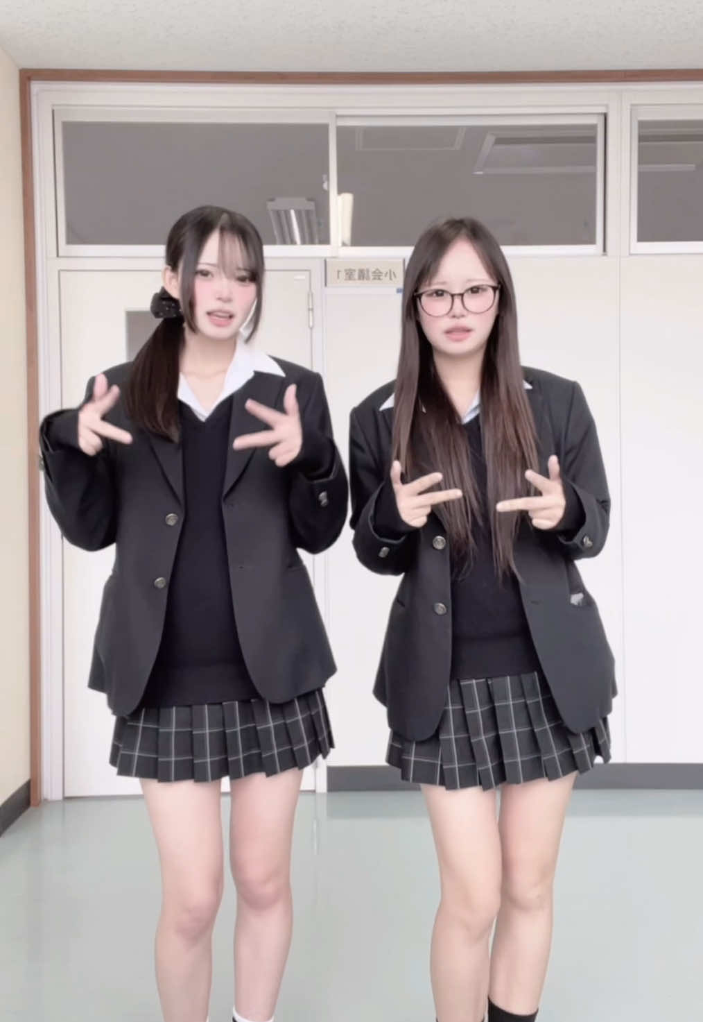 席替え勝ち席すぎて毎日学校いきたい#08 #sjk #足立jk #制服 #おすすめ 