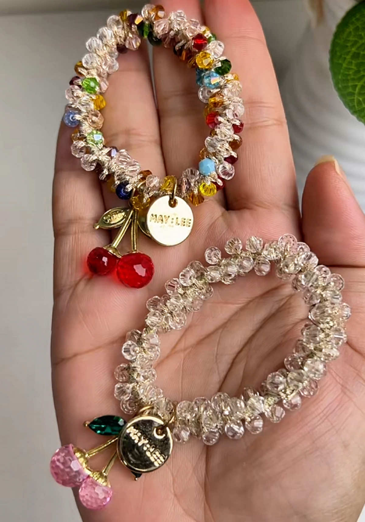 ยางรัดผมลูกปัดคริสตัล #ยางรัดผม #ยางรัดผมแฟชั่น #ยางรัดผมลูกปัด #mayareviews #มายารีวิว 