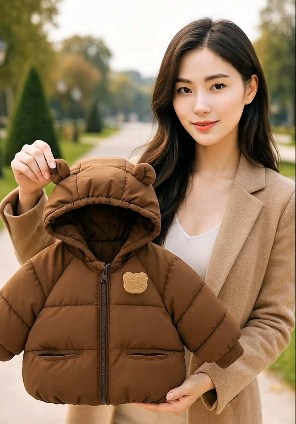 Đồ Thu Đông Cho Bé - Áo Phao Gấu Xù 3 Lớp #tiktok #fyp #quanaochobe #thudong #dothudongchobe