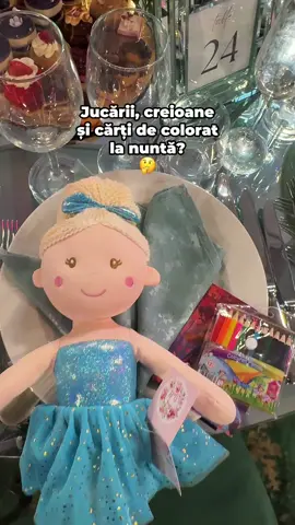 Uite la ce s-au gândit mirii mei pentru copiii invitați la nuntă 🧒✨ #delianistorplanner #jucariilanunta #copiilanunta #luamcopiiilanunta #weddingplanner