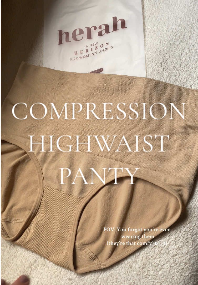 Ito talaga yung panty na literal na tago puson at bilbil dahil COMPRESSION HIGHWAIST PANTY na to!°❀⋆.ೃ࿔ #fyp #herah #branded #panties #comfort 