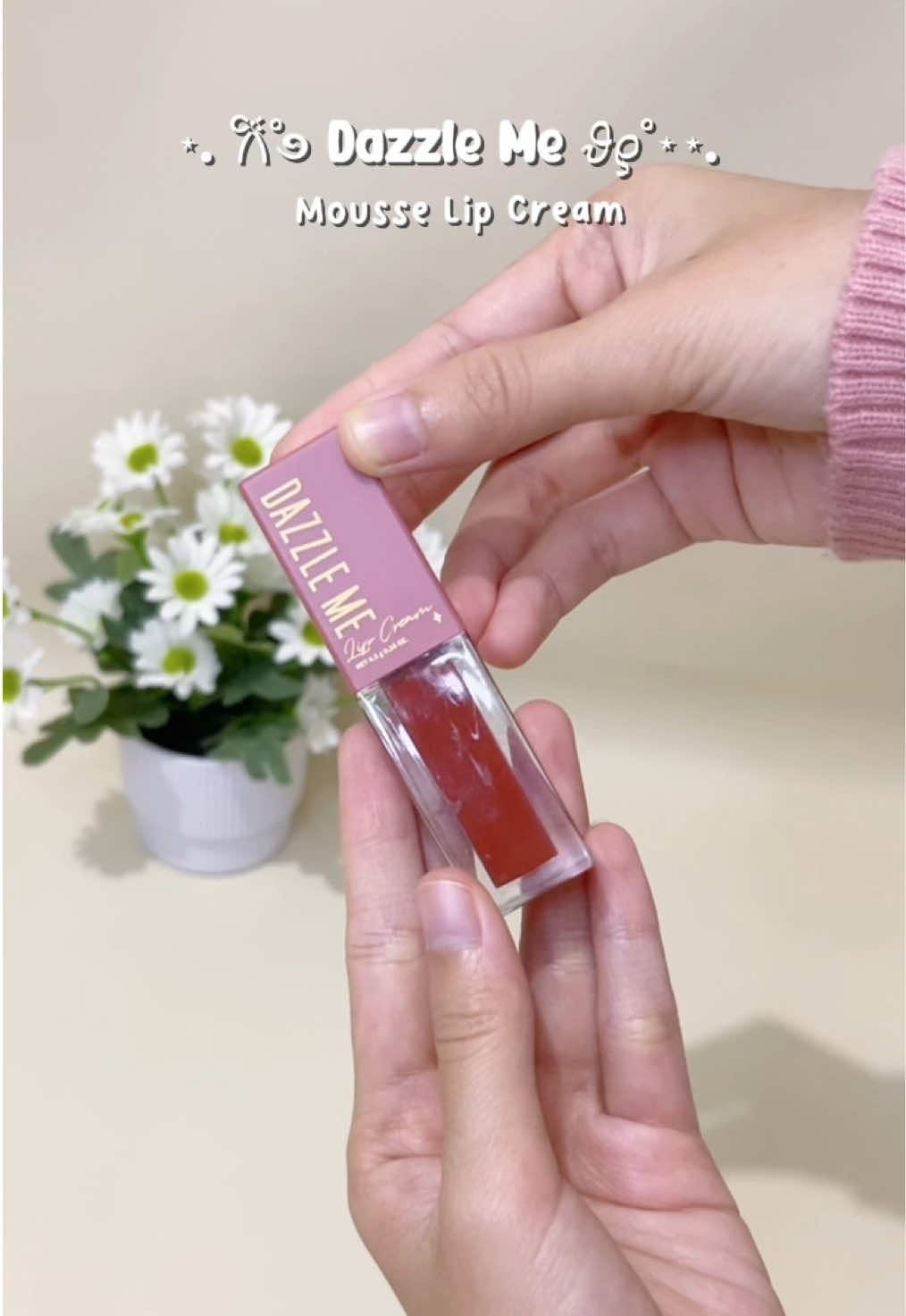 Lip mouse yang tahan lama seharian 😍👄 #dazzlemebeauty #dazzlemelipmousse #lipmouse #fyp #fyppppppppppppppppppppppp 