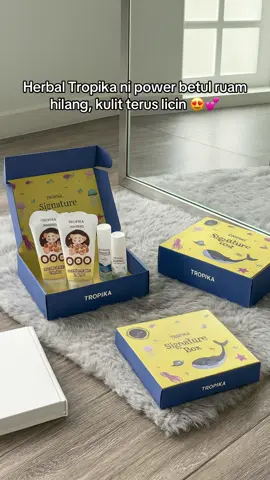 Tak pedih, tak panas, tapi berkesan gila! 💛 #tropikaherbal #herbalcream #creambaby #creamtropika  