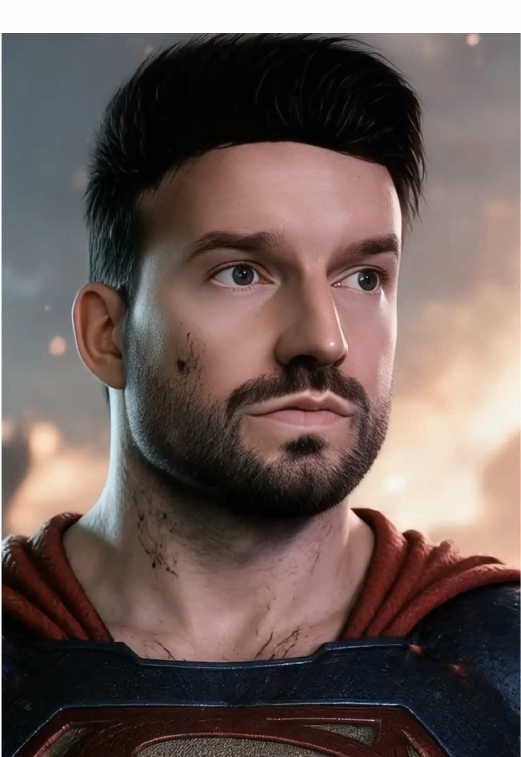 Je me transforme en SUPERMAN en live ❤️ #vfx #ia #superman #capcut #effect 