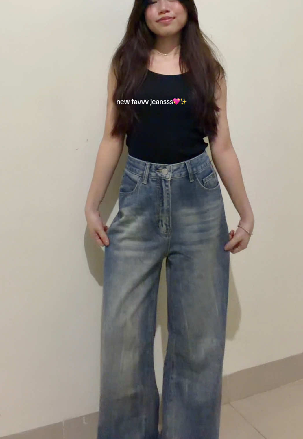 dijmin ga nyeselll beli jeanss ini #fyp #fyp #outfitideas #outfitinspo #jeanshighwaist 