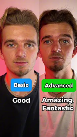 Basic vs. Advanced English! Boost your confidence and improve your English speaking and pronunciation every day! 🇺🇸🇨🇦 Follow @speakeasymatyas to master your English speaking!  #englishspeakingpractice #englishpronunciationpractice #englishvocabularypractice #speakeasymatyas #speakeasy 