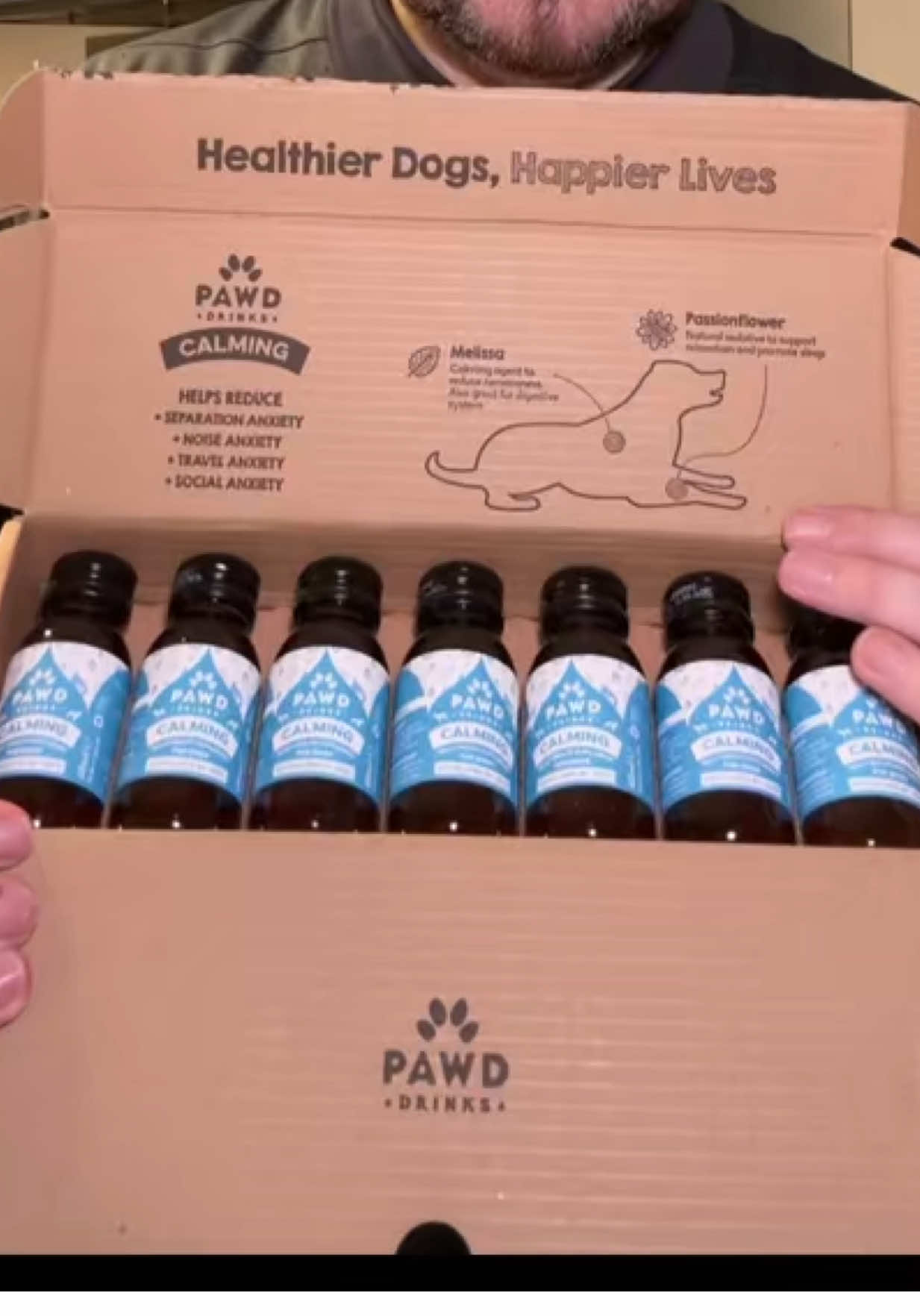 PAWD DRINKS Calming - Liquid Dog Supplement. Joints also tagged in yellow basket… maybe a solution for fireworks in your area soon… #Pawd #Calming #Fireworks #BonfireNight #TikTokMadeMeBuyIt @PAWD DRINKS 