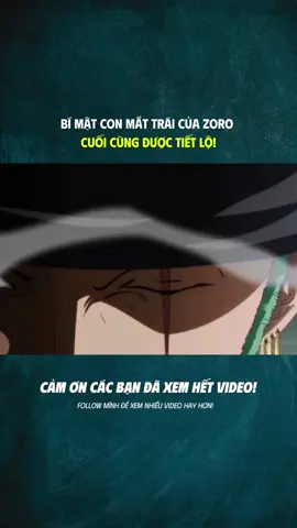 ONE PIECE FANMADE: BÍ MẬT CON MẮT TRÁI CỦA ZORO CUỐI CÙNG ĐƯỢC TIẾT LỘ! KHÔNG LẠ GÌ KHI ANH ẤY TRỞ NÊN MẠNH MẼ HƠN SAU HAI NĂM #onepice #anime #reviewphim #vuahaitac #luffy 