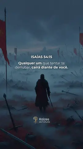 Ninguém vence quem é protegido por Deus. 🙏 Isaías 54:15 nos lembra: “Qualquer um que tentar te derrubar, cairá diante de você.” Quando Deus é o alicerce, nenhuma inveja ou armadilha te abala. 💪 💬 Compartilhe essa palavra com alguém que precisa lembrar que está guardado pelas mãos do Altíssimo. fé, proteção divina, versículo do dia, força espiritual, confiança em Deus, Isaías 54:15, espiritualidade #reflexao #fé #Deus #frases 