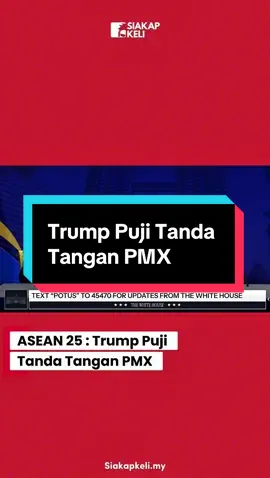 Very good, very artistic, trump puji tanda tangan PMX. #asean #asean25 #malaysia 