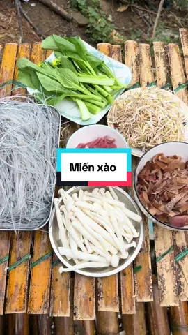 Miến sợi nhỏ xào với thịt bò #sungbau02