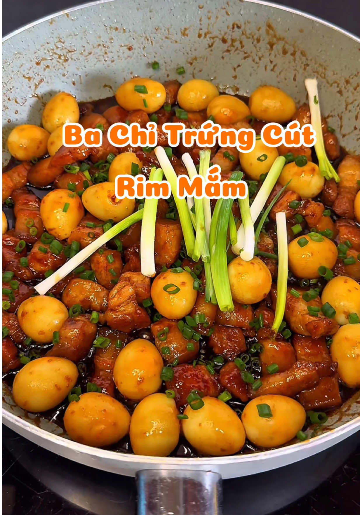 Ba chỉ trứng cút rim mắm #diepthichnau888 #xuhuong #nauancungtiktok #fyp #bachirimmam 