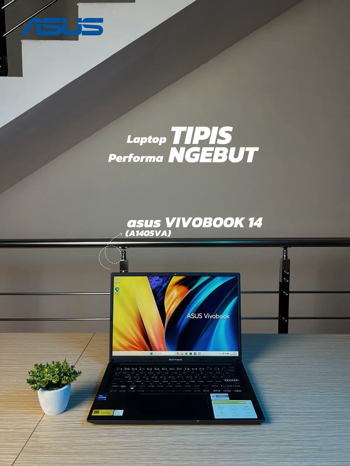 Laptop yang powerfull tapi masih ringan🔥🔥🔥 Asus Vivobook 14 A1405VA-VIPS7111M  #laptopmurah #asusindonesia #rekomendasi #laptopsurabaya #fypシ 