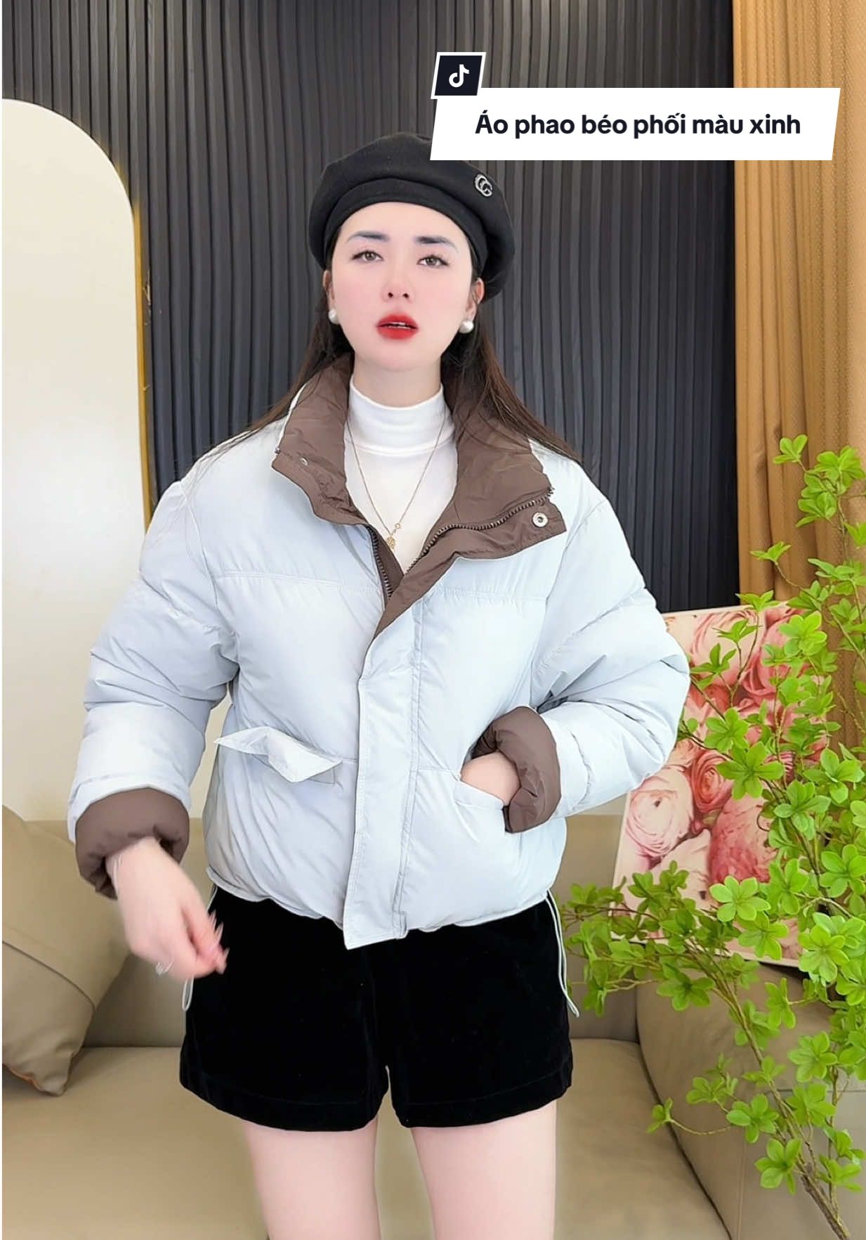 Áo phao béo phối màu siu xinh #thudongxudaily #aophao #aophaonu #aophaobeo #aophaohanquoc 