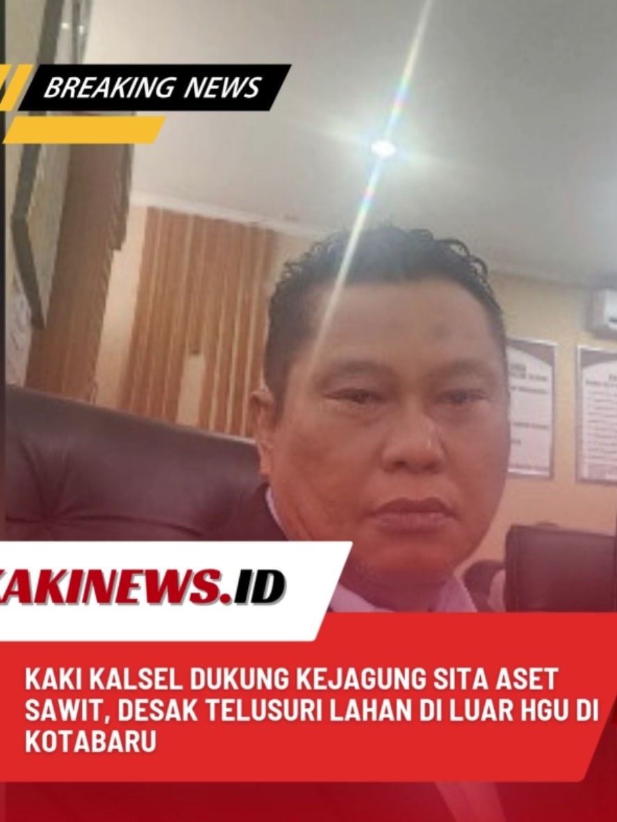 KAKI Kalsel Dukung Kejagung Sita Aset Sawit, Desak Telusuri Lahan di Luar HGU di Kotabaru mengutip-KBK.News, BANJARMASIN – Komite Anti Korupsi Indonesia (KAKI) Kalimantan Selatan menyatakan dukungan penuh terhadap langkah tegas Kejaksaan Agung (Kejagung) Republik Indonesia dalam menyita aset-aset hasil tindak pidana korupsi di sektor perkebunan kelapa sawit, Minggu (26/10/2025).￼ Kantor Berita Kalimantan PUBLIC WATCH ￼ DAERAH UMUM NASIONAL HUKUM & KRIMINAL POLITIK BUDAYA NUSANTARA LINTAS KALIMANTAN EKONOMI OLAHRAGA HIBURAN KBK todayKontingen Tanah Laut Pimpin Perolehan Medali Porprov Kalsel XII 2025 Kejari Kotawaringin Barat Tetapkan Empat Tersangka Kasus Dugaan Korupsi Pembangunan Pabrik Tepung Ikan Ribuan Santri Meriahkan Kirab Santri Nasional di Martapura, Wujud Syiar Islam dan Kebersamaan Home DAERAH KAKI Kalsel Dukung Kejagung Sita Aset Sawit, Desak Telusuri Lahan di Luar HGU di Kotabaru ￼ Rizal News 26/10/2025 18:14 ￼ Perbesar Ketua KAKI Kalsel, Akhmad Husaini. Bagikan Copy Link KBK.News, BANJARMASIN – Komite Anti Korupsi Indonesia (KAKI) Kalimantan Selatan menyatakan dukungan penuh terhadap langkah tegas Kejaksaan Agung (Kejagung) Republik Indonesia dalam menyita aset-aset hasil tindak pidana korupsi di sektor perkebunan kelapa sawit, Minggu (26/10/2025). Ketua KAKI Kalsel, Akhmad Husaini, menilai gebrakan Kejagung ini merupakan langkah strategis dalam mengembalikan kerugian negara sekaligus menegakkan keadilan di sektor yang selama ini sarat penyimpangan. “Langkah Kejagung ini patut diapresiasi, tapi kami berharap tidak berhenti pada kasus yang sudah berproses di pengadilan. Masih banyak dugaan penyalahgunaan lahan sawit yang belum tersentuh, terutama lahan di luar Hak Guna Usaha (HGU) yang digunakan oleh perusahaan besar,” ujar Husaini, Sabtu (26/10/2025). Husaini mengungkapkan, pihaknya tengah menghimpun data dan informasi terkait dugaan penyimpangan lahan perkebunan di Kabupaten Kotabaru, yang disebut dikelola oleh salah satu perusahaan sawit berstatus Penanaman Modal Asing (PMA). Kami menerima informasi ada perusahaan sawit di Kotabaru yang menggarap lahan hingga lebih dari 4.000 hektare di luar area HGU yang telah ditetapkan. Jika benar terbukti, kami mendorong agar Kejagung segera menyita dan menyerahkan aset tersebut kepada negara,” tegasnya.