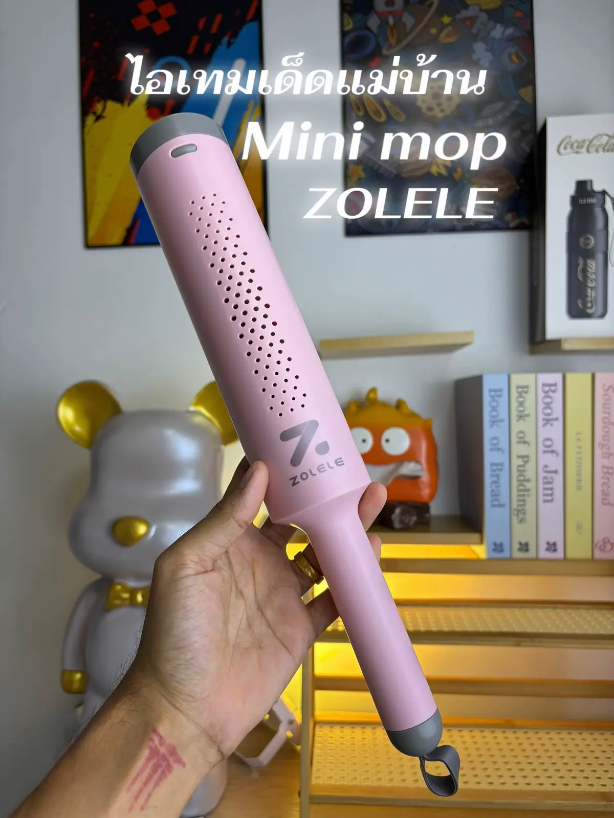 ไม้ถูพื้น mini mop zolele เช็ดกระจก รีดน้ำมือไม่เปื้อน น้ำหนักเบา แม่บ้านต้องมีแล้ว #ไม้ม็อบเช็ดกระจก #zolele #ไม้เช็ดกระจก #งานบ้านที่รัก 