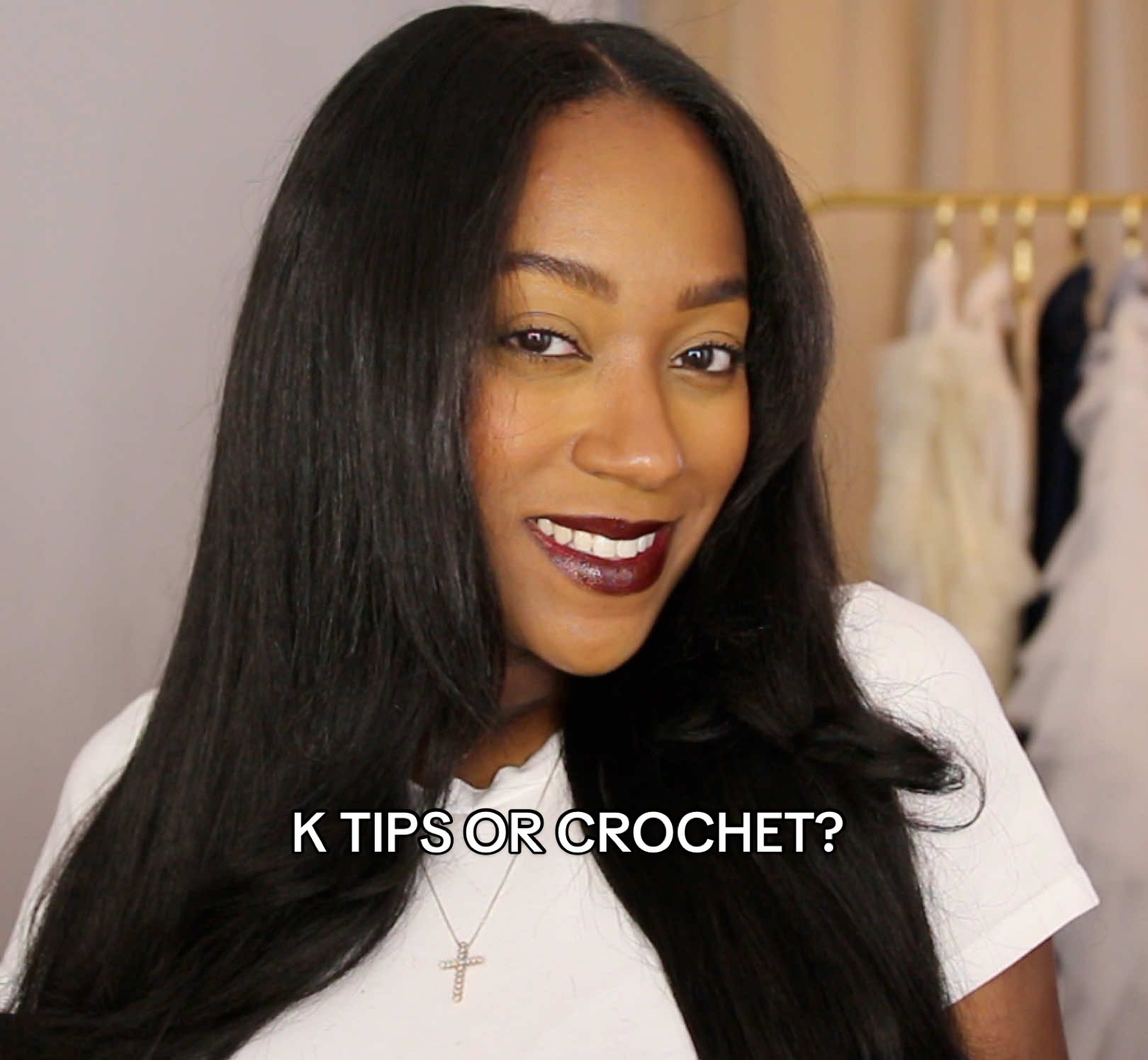 This method truly gives we have K Tips at the house. 🤭  Full video featuring @hotbraids is live on my YT! . . . 🌸 Get $$$ OFF with Code: HBXI 🌸 Only 1 bundle of 20 Inches 245 Grams light yaki upgrade crochet human hair in natural black   for a full head.   🌸 Check out your texture match from @hotbraidsofficial #fy #yakicrochetbraids #hotbraids #fyp #foryou  