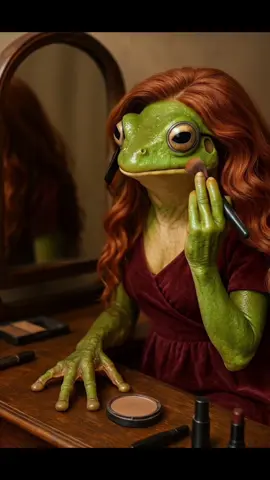 AI katak jalan sendirian saat halloween #frog #halloween #tmcc #tomovieeai #aivideo @Wondershare ToMovieeAI 