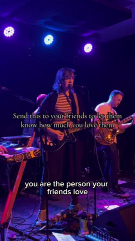 You are the person you’re friends love 🥰  #strangenewplaces #queermusic #queercore #fypp 