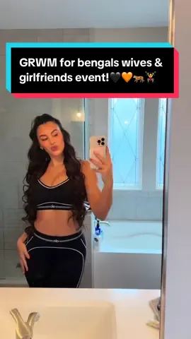 my first real grwm and it’s sooooo long😬😂 all fun tho!! i had the best time at our friend’s wag event!!! #lagree #nflgirlfriend #event #cincy #whodey 