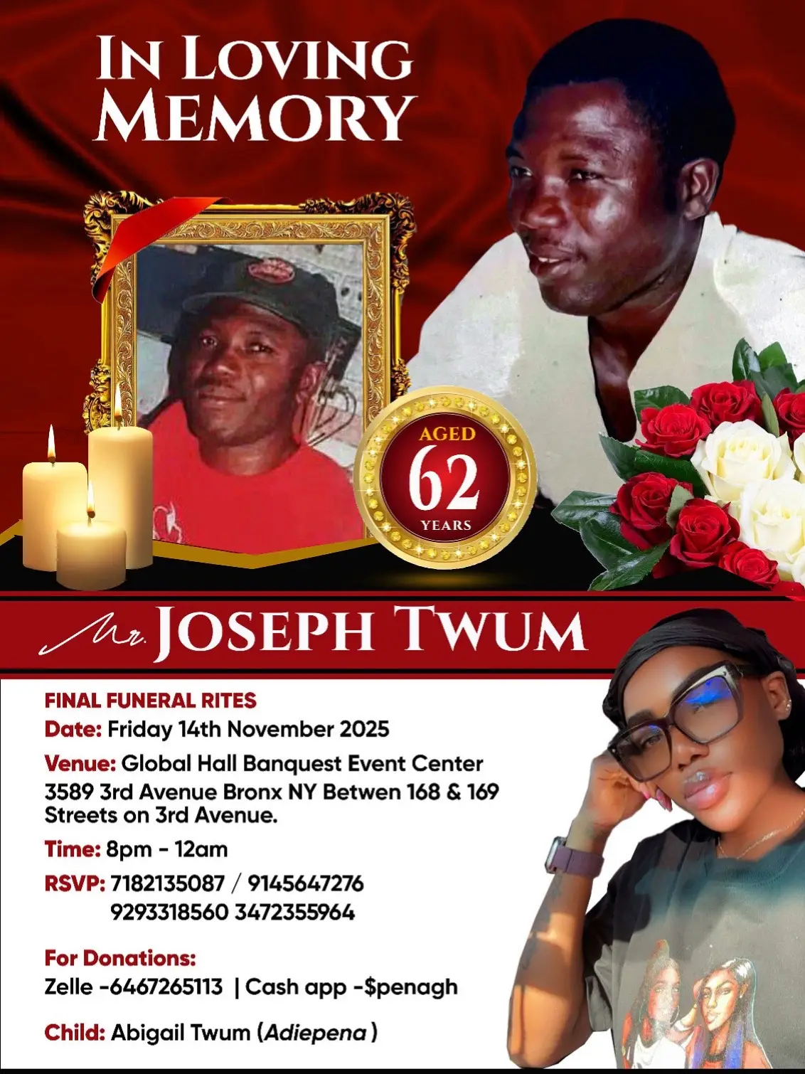 Date and venue changed