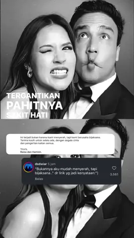 Di kasih isyarat tidak mau mengerti🙂 #raisaandriana #hamishdaud #raisa #raisahamish #beritaviral #cerai #fyp 
