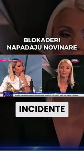 Blokaderi napadaju novinare i brane im da izveštavaju sa blokada i protesta #protest #blokade #fyp #studenti #srbija 